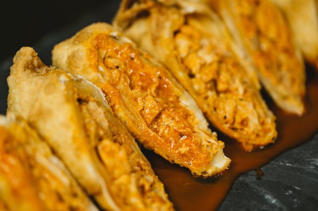 Buffalo Chicken Egg Roll.